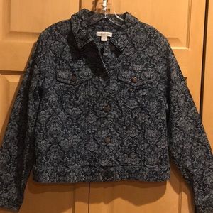 New Jacquard Jean Jacket